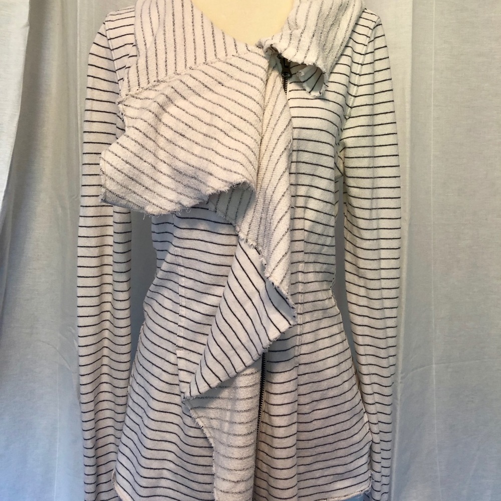 We the Free PS striped long sleeve jacket.